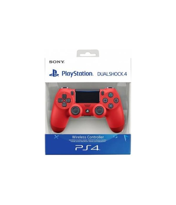 PlayStation 4 - Dualshock 4 Controller Wireless V2, Rosso (Magma